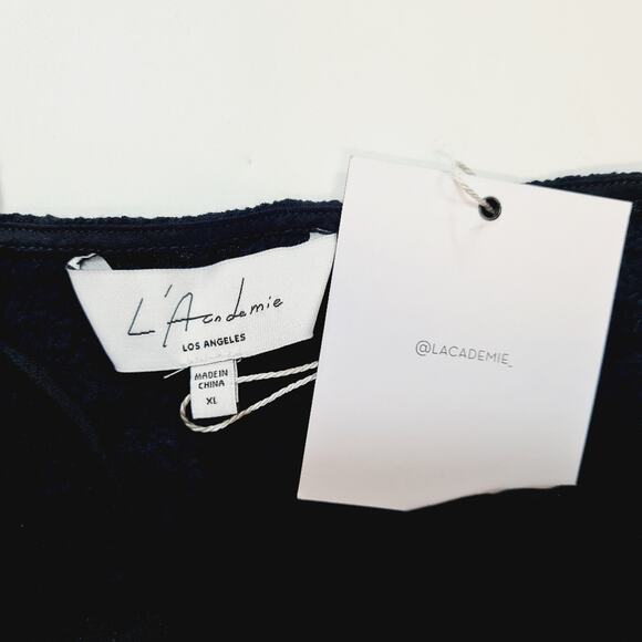 L'Academie the Aliz Top in Black XL - Picture 6 of 10